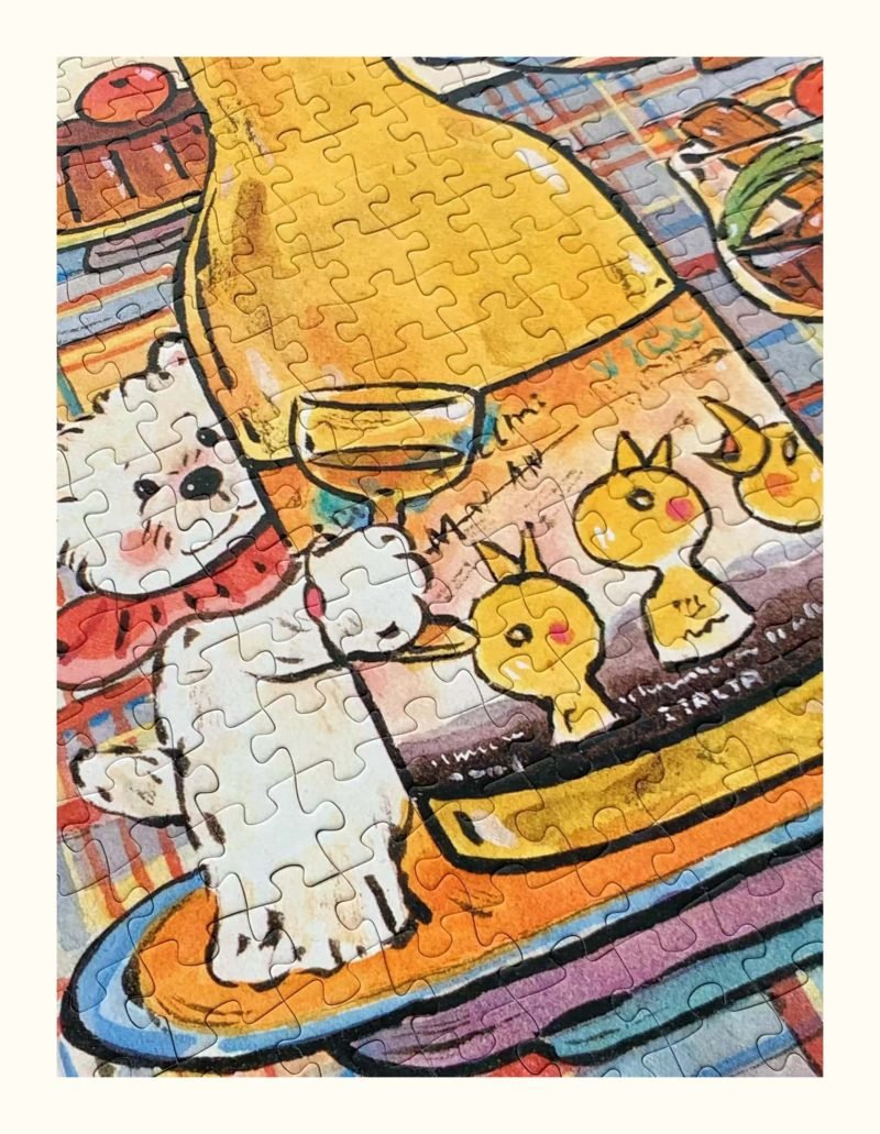 Nothing to worry about dog puzzle (10)-copy 650 Piece Puzzle-Chill Puz-Nothing to Worry About