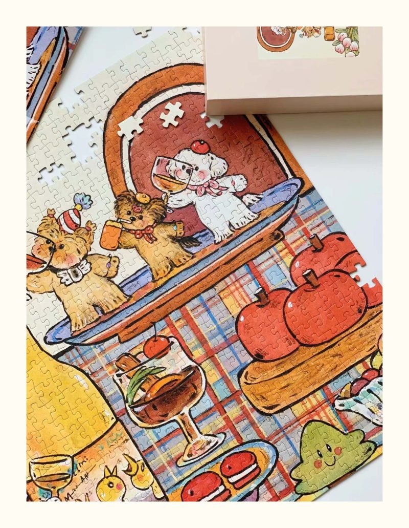 Nothing to worry about dog puzzle (2)-copy 650 Piece Puzzle-Chill Puz-Nothing to Worry About