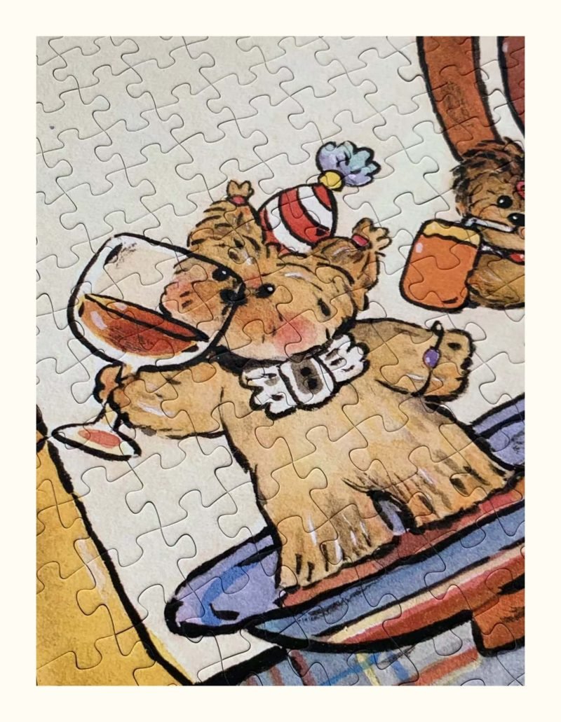 Nothing to worry about dog puzzle (7)-copy 650 Piece Puzzle-Chill Puz-Nothing to Worry About