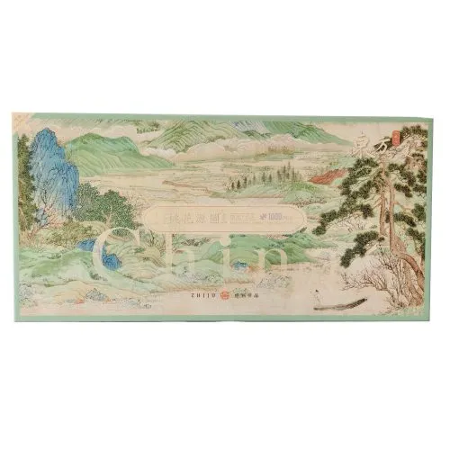 1000pcs Jigsaw Puzzle-Zhiju-Peach Blossom Spring Scroll 1
