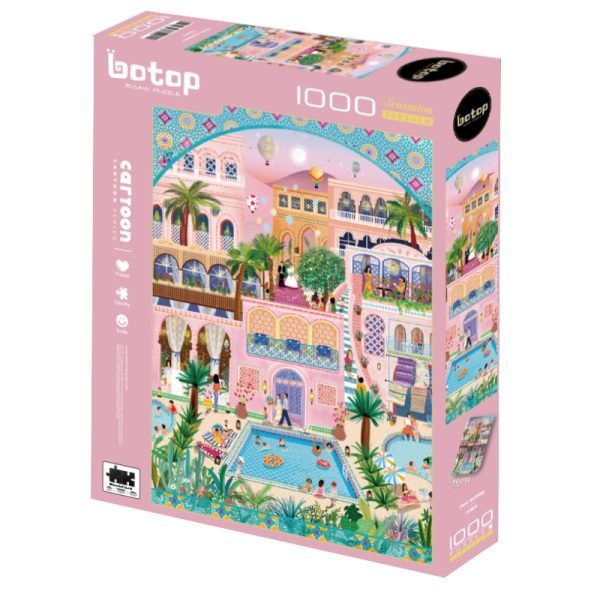 1000pcs Jigsaw Puzzle-Botop-Pink Holiday