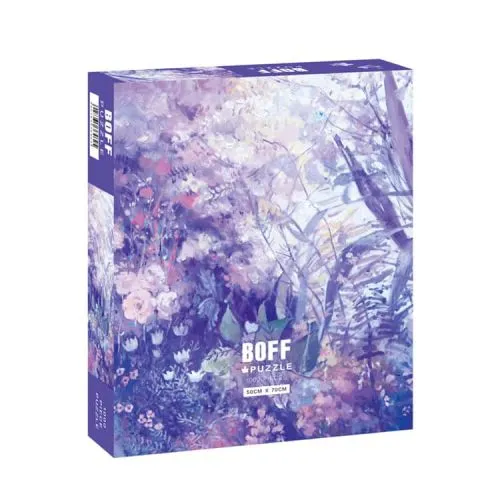 1000pcs Jigsaw Puzzle-Boff-Purple Flower
