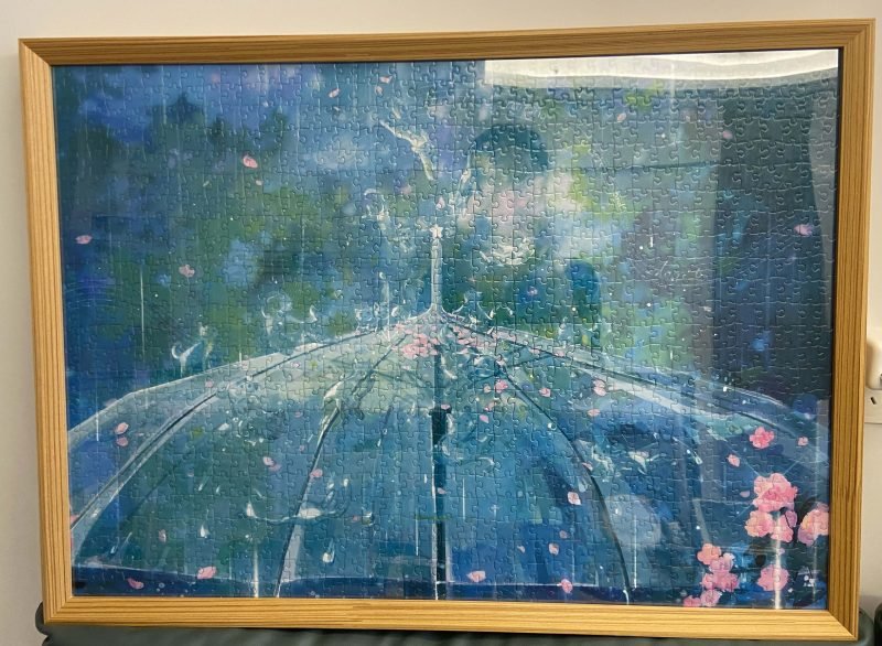 1000pcs Jigsaw Puzzle-Botop Fusion-Raining Cat