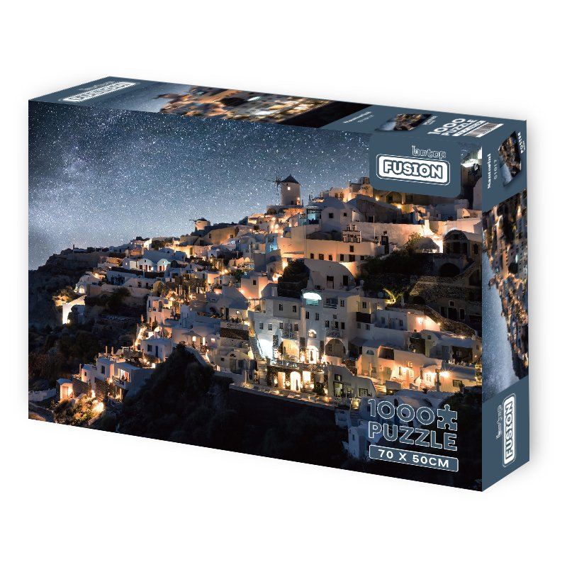 1000pcs Jigsaw Puzzle-Botop Fusion-Santorini