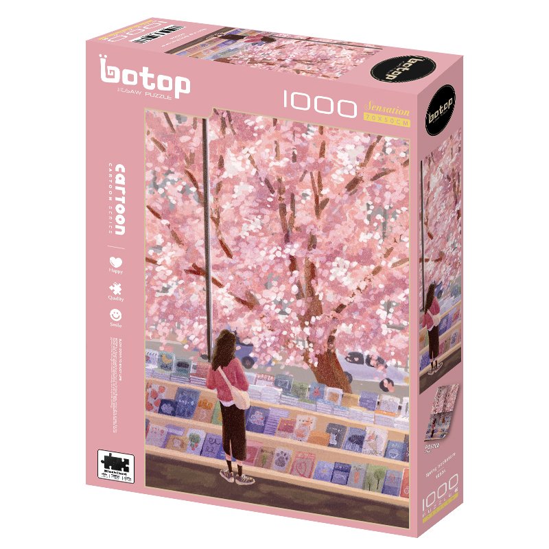 1000pcs Jigsaw Puzzle-Botop-Spring Bookshop