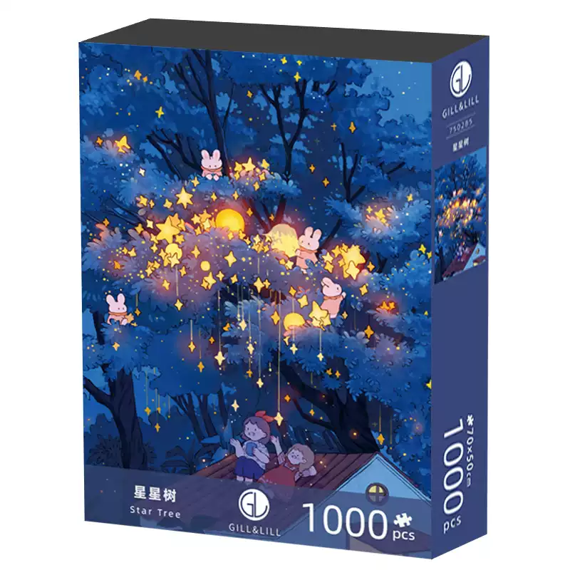Star Tree Jigsaw Puzzle 1000pcs 1000 Jigsaw Puzzle-Gill Lill-Star Tree