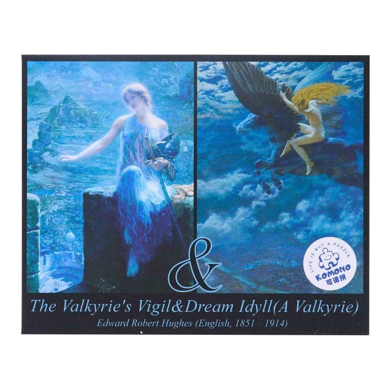Valkyrie's Vigil & Dream Idyll puzzle (4) Double-sided Puzzle 500pcs-Komono-The Valkyrie's Vigil & Dream Idyll