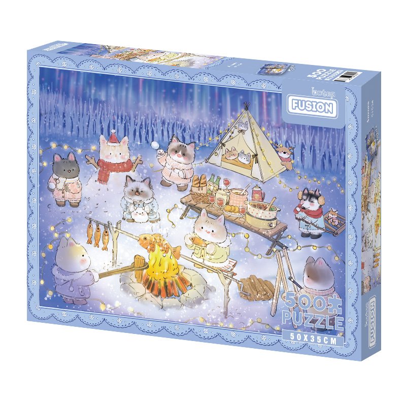 500pcs Jigsaw Puzzle-Botop Fusion-Watching Aurora
