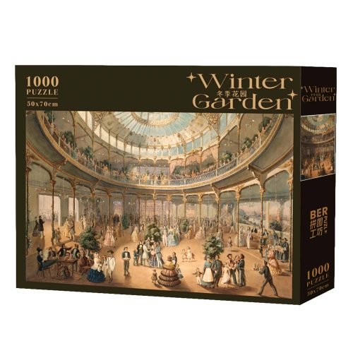 Ber 1000pcs Puzzle-Winter Garden