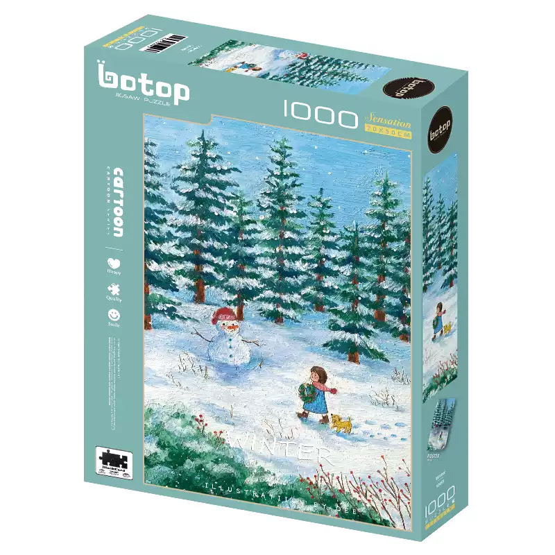 1000pcs Jigsaw Puzzle-Botop-Winter