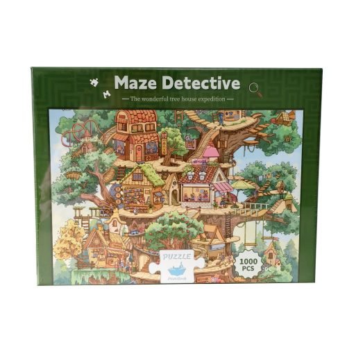 1000pcs Jigsaw Puzzle-Momibook-Wonderful Tree House Expeditions