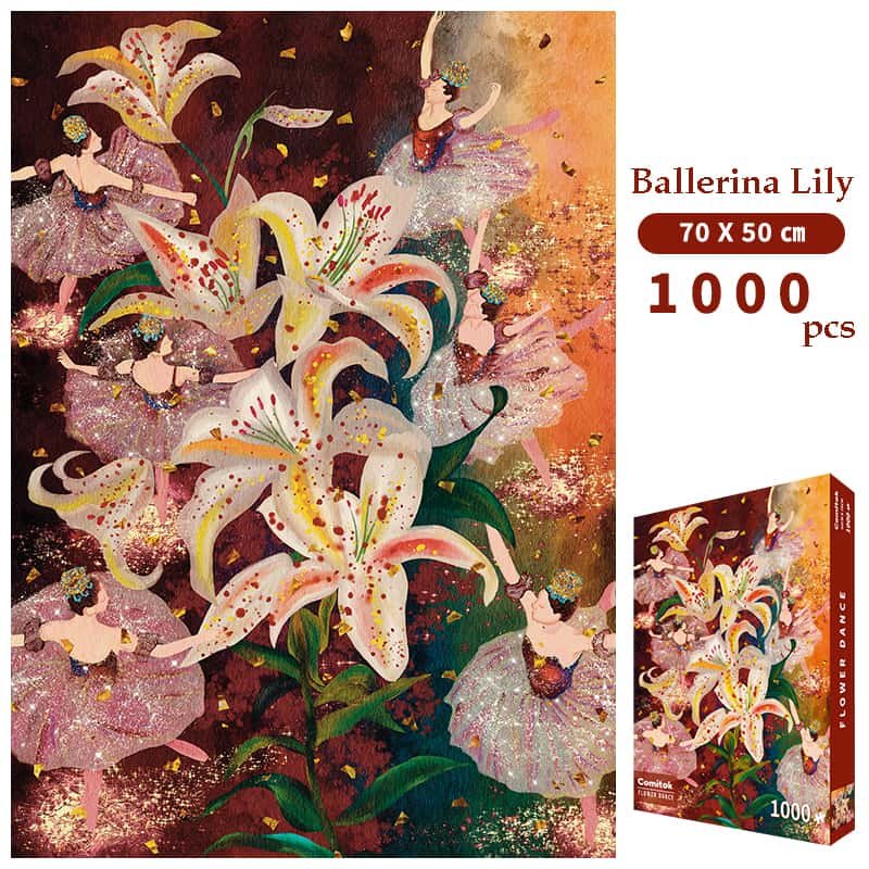 1000pcs Jigsaw Puzzle-Comitok-Ballerina Lily