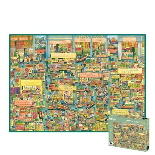 1000pcs Jigsaw Puzzle-Botop-Fruit Market
