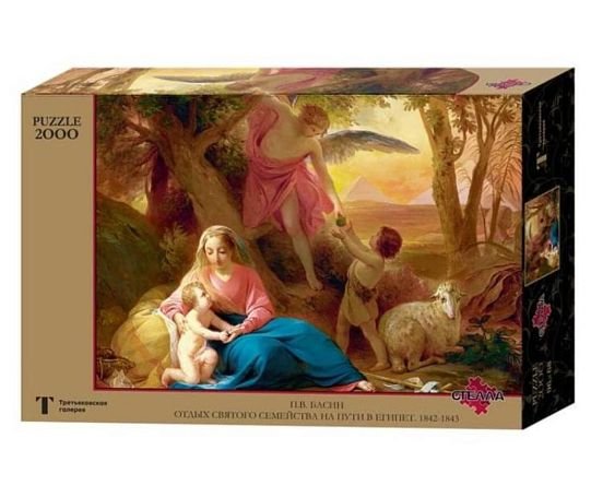 2000pcs Jigsaw Puzzle-Stella-Bassin P. V. the Rest of the Holy family