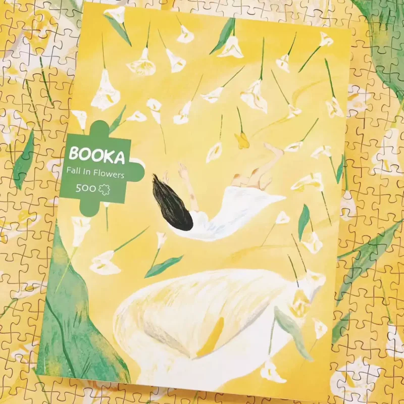 500pcs Jigsaw Puzzle-Booka-Fall in Flowers