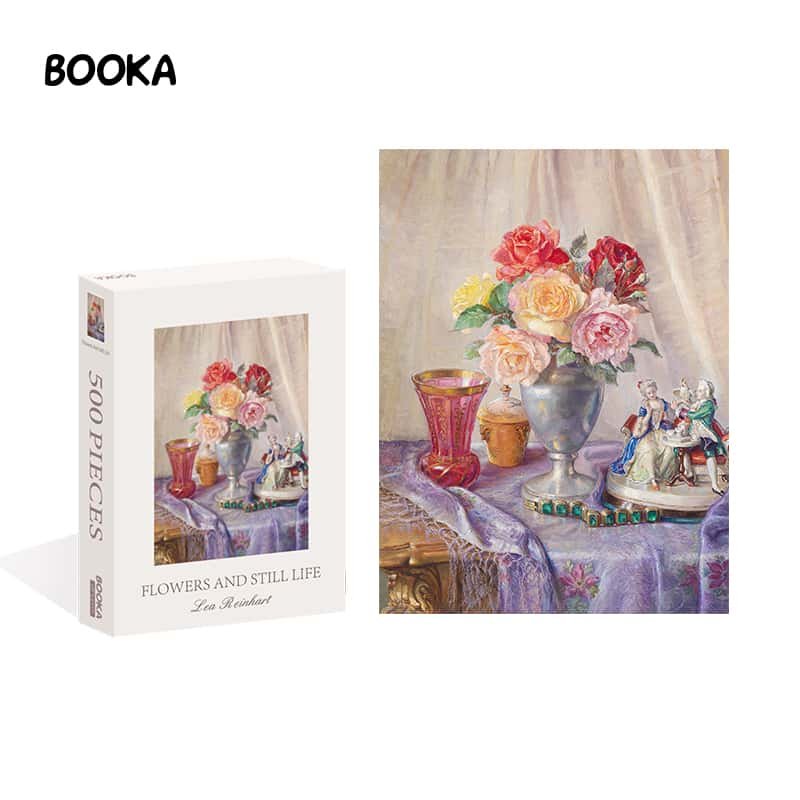 500pcs Jigsaw Puzzle-Booka-Flowers and Still Life