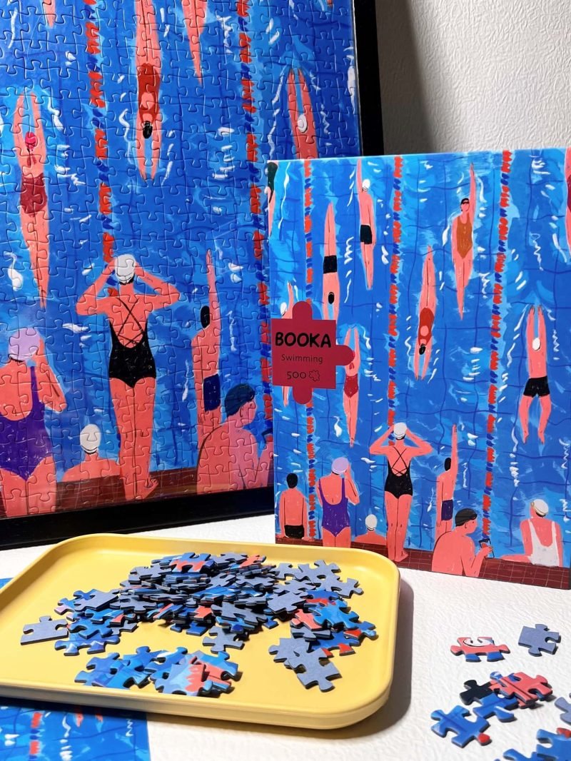 500pcs Jigsaw Puzzle-Booka-Swimming