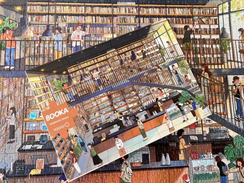 1000pcs Jigsaw Puzzle-Booka-Weekend Library