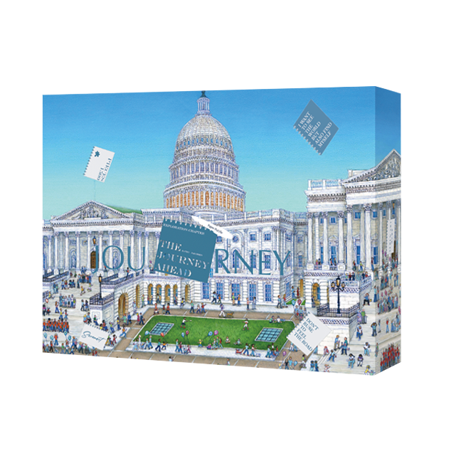 1500 Piece Puzzle-Seren Art-Capitol Building, Washington DC