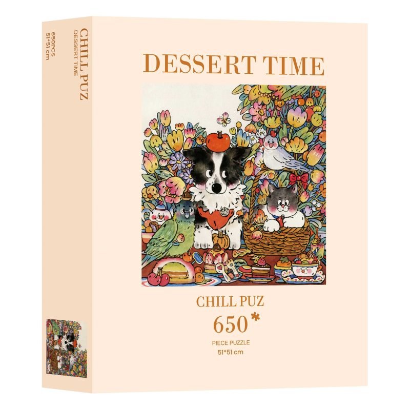 650 Piece Puzzle-Chill Puz-Dessert Time