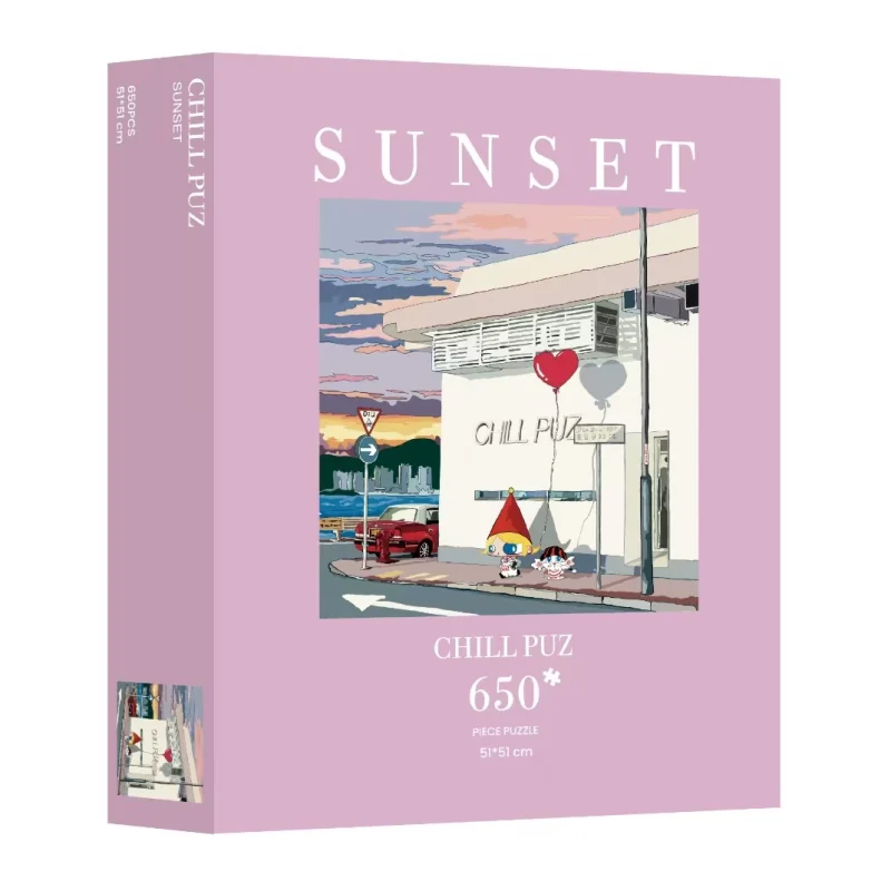 Chill Puz-Sunset 650 Piece Puzzle-Chill Puz-Sunset