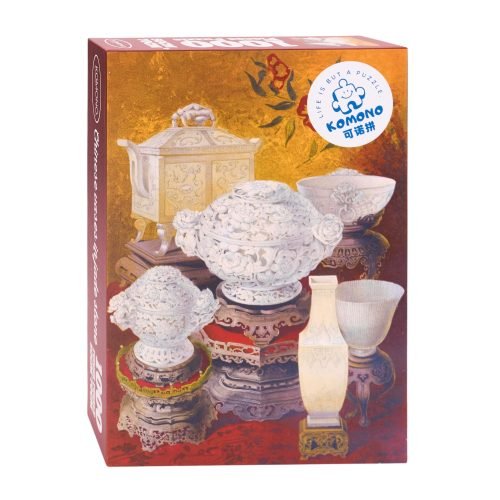 1000pcs Jigsaw Puzzle-Komono-Chinese Vases in Jade Stone