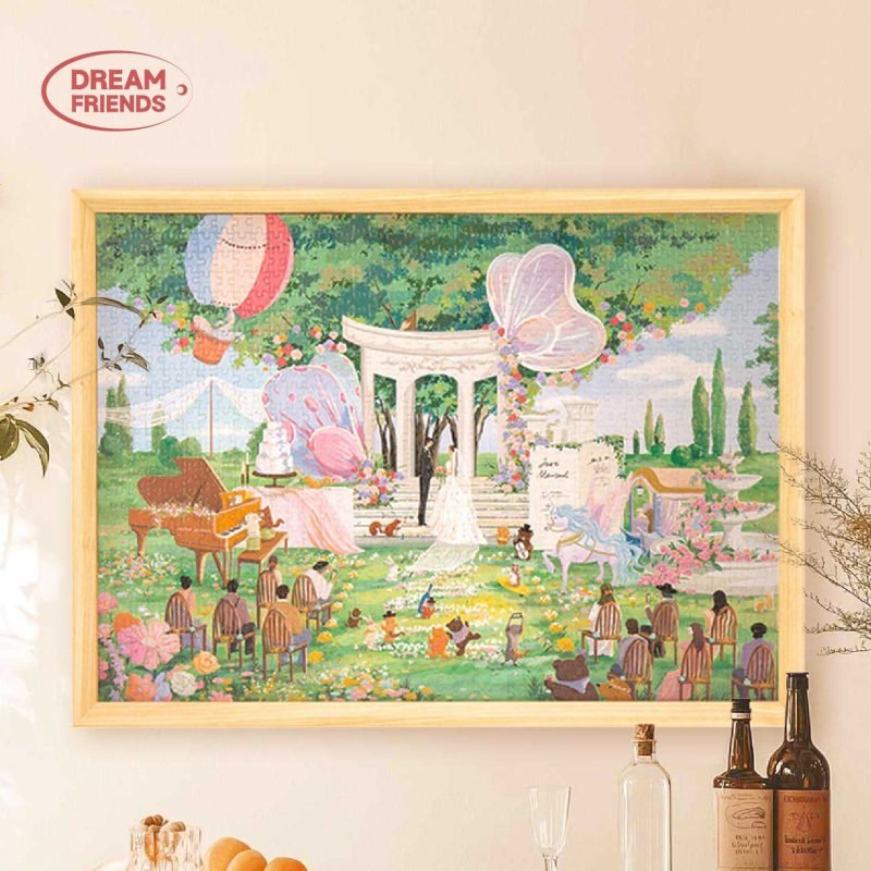 1000 Jigsaw Puzzle-Dream Friends-Our Best Wedding