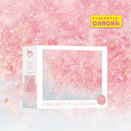1000pcs Jigsaw Puzzle-Fingertip-chacha-Flower Firework