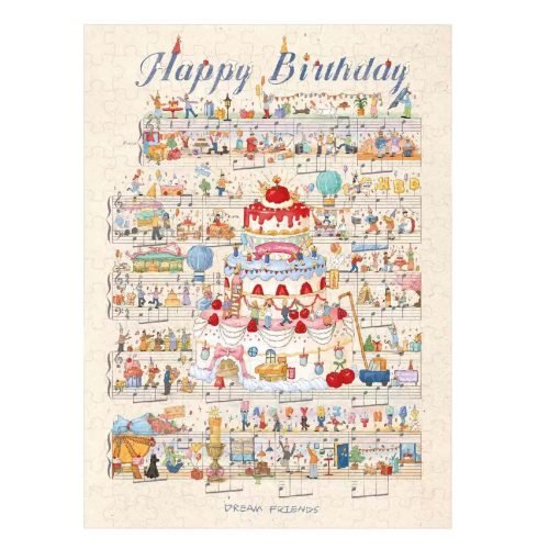 Happy Birthday Jigsaw Puzzle 500pcs (1) 500 Jigsaw Puzzle-Dream Friends-Happy Birthday