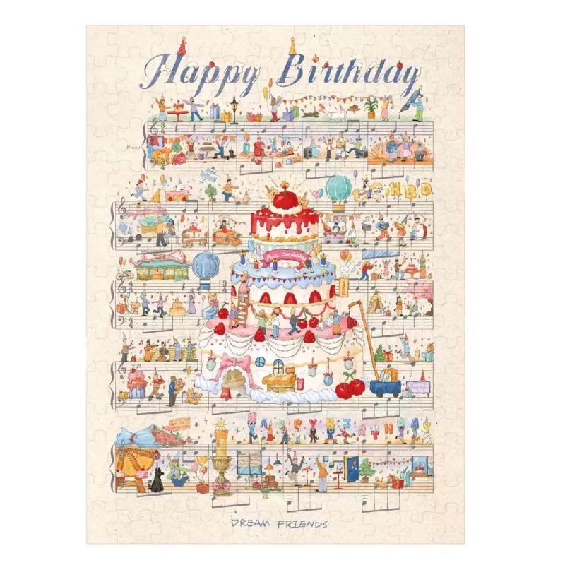 500 Jigsaw Puzzle-Dream Friends-Happy Birthday