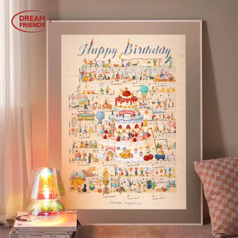 500 Jigsaw Puzzle-Dream Friends-Happy Birthday