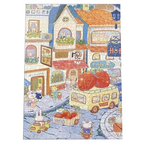 1000 Jigsaw Puzzle-Red Solo-Kidnap Strawberry