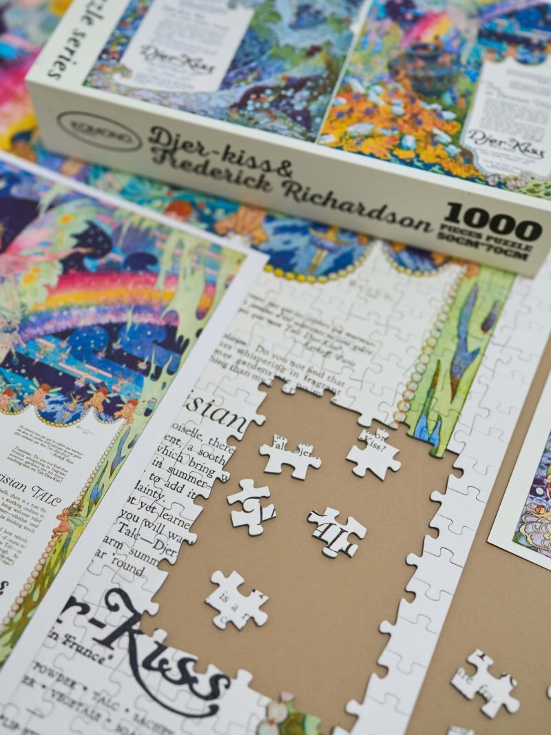 Double-sided Puzzle 1000pcs-Komono-Djer-kiss Frederick Richardson