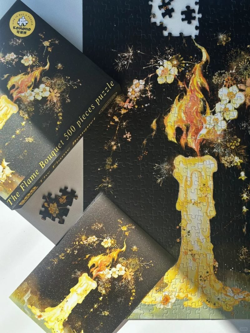 Komono-The Flame Bouquet (23) 500pcs Jigsaw Puzzle-Komono-The Flame Bouquet