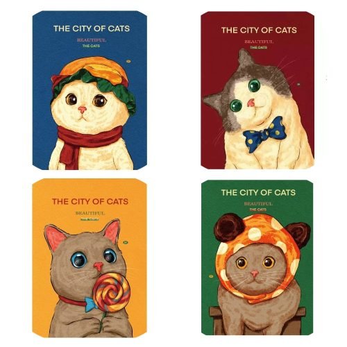 500pcs Cat Puzzle-Kors-City of Cats