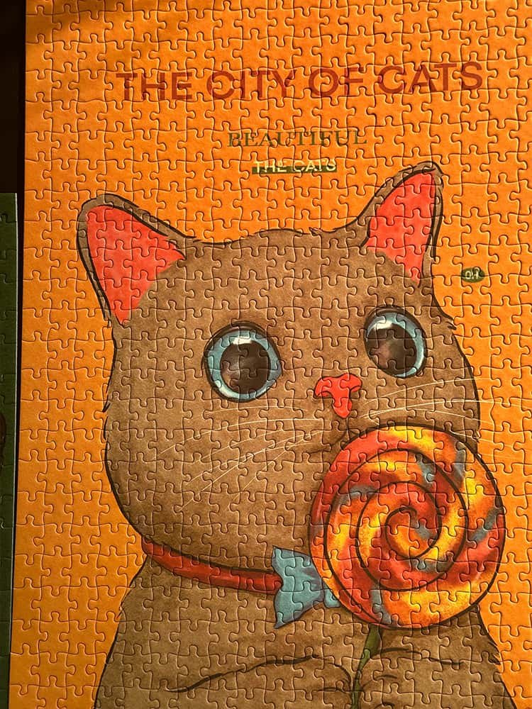 500pcs Cat Puzzle-Kors-City of Cats