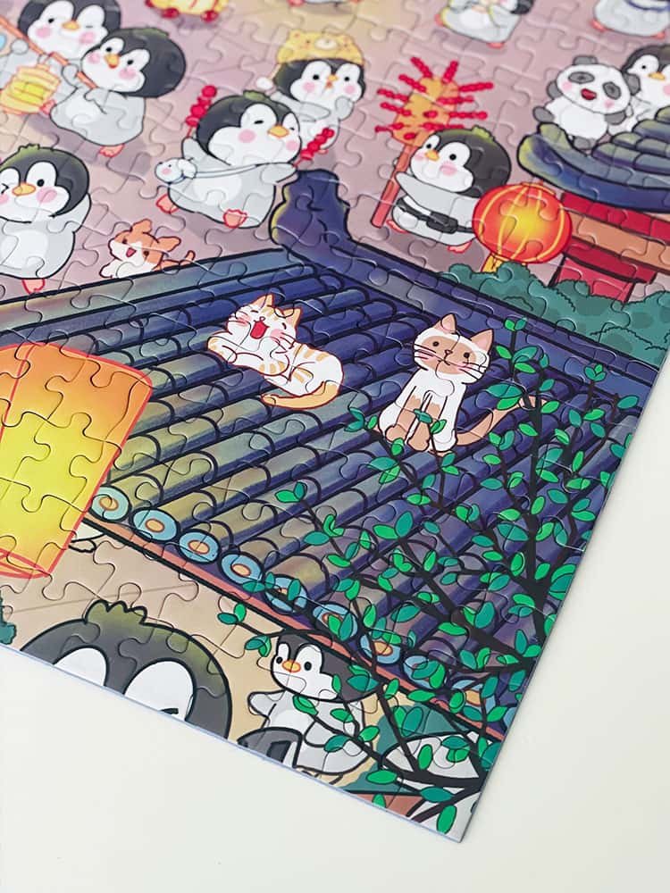 500pcs Jigsaw Puzzle-Kors-Puda Lantern Festival