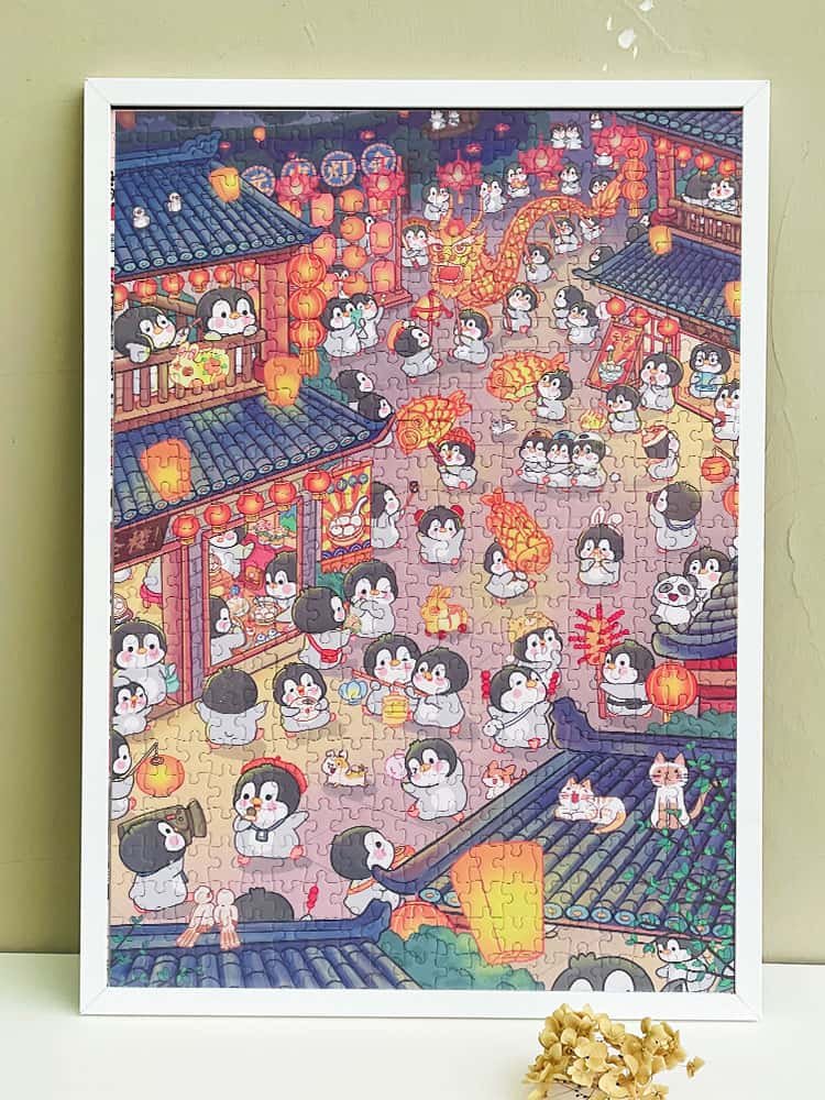 500pcs Jigsaw Puzzle-Kors-Puda Lantern Festival