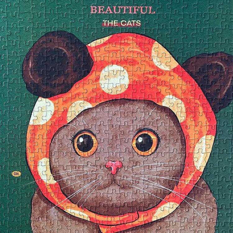 500pcs Cat Puzzle-Kors-City of Cats