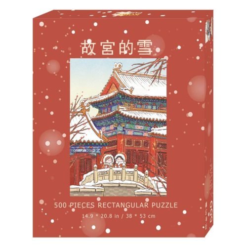 500pcs Jigsaw Puzzle-Kors-Snow in Forbidden City
