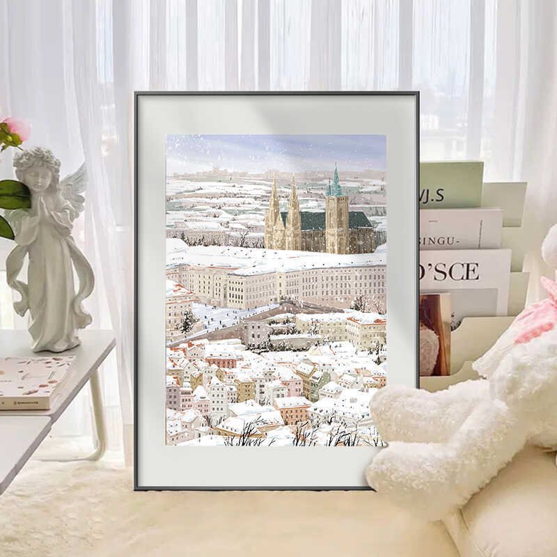 1000pcs Jigsaw Puzzle -Kors-Winter Prague