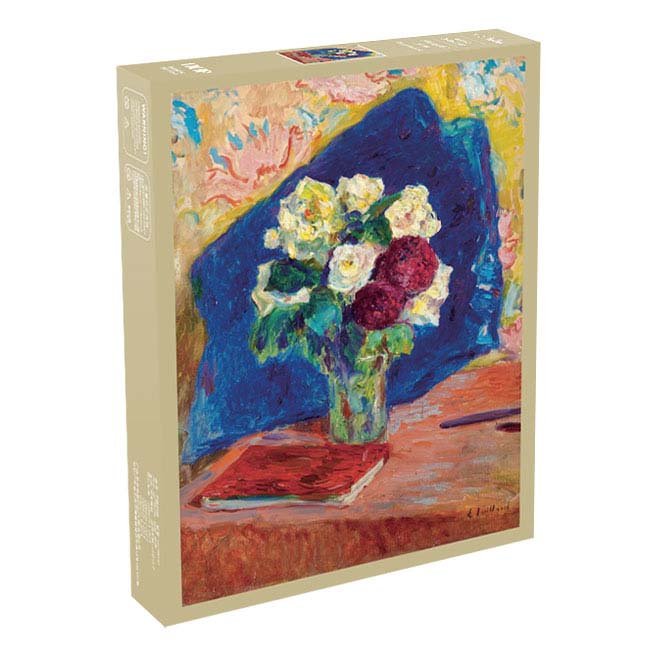 Le Bouquet Et Le Livre puzzle 1000 Jigsaw Puzzle-Kibifufu-Le Bouquet Et Le Livre