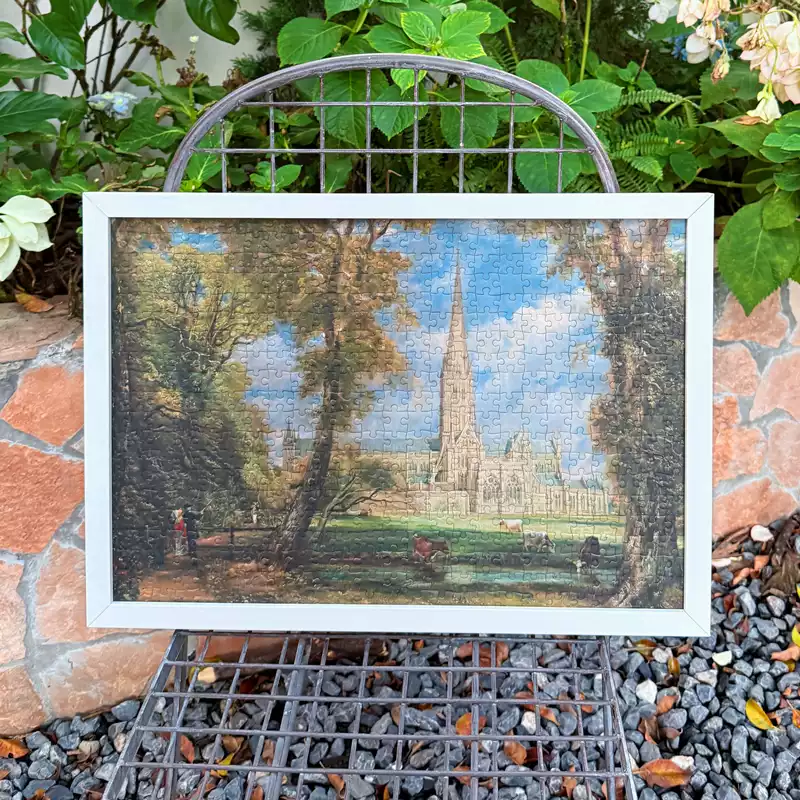 500pcs Jigsaw Puzzle-Kibifufu-Salisbury Cathedral from the Bishop's Grounds