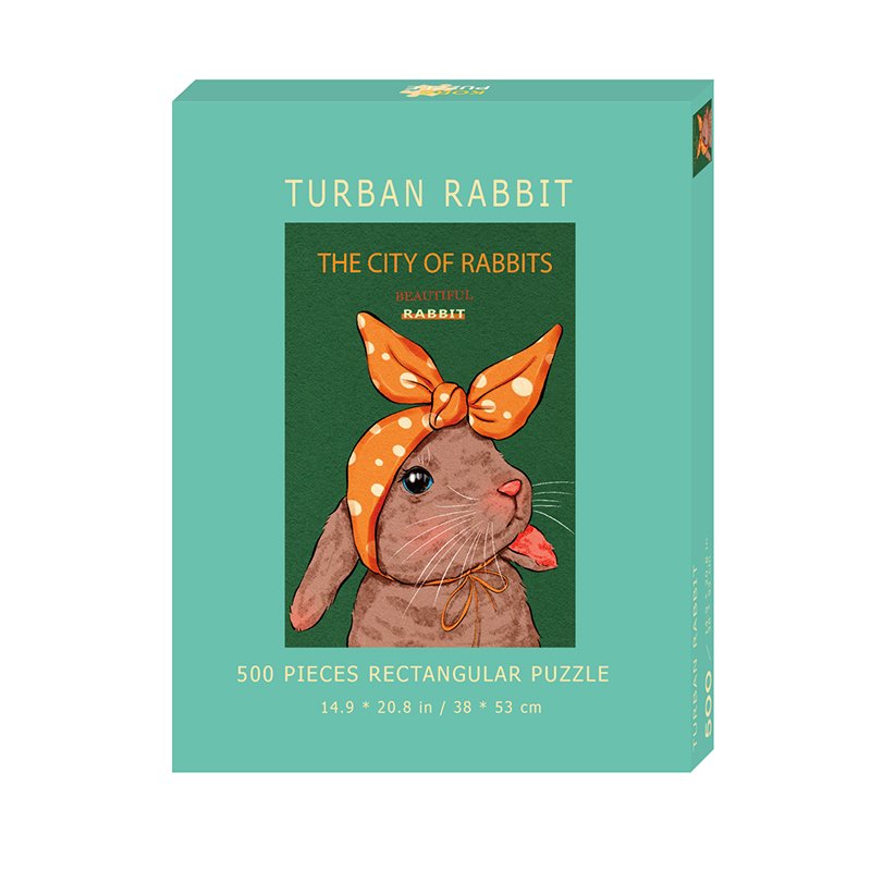 500pcs Rabbit Puzzle-Kors-City of Rabbits