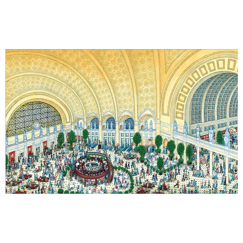 Union Station, Washington DC (2) Discontinued-1500 Piece Puzzle-Seren Art-Union Station, Washington DC