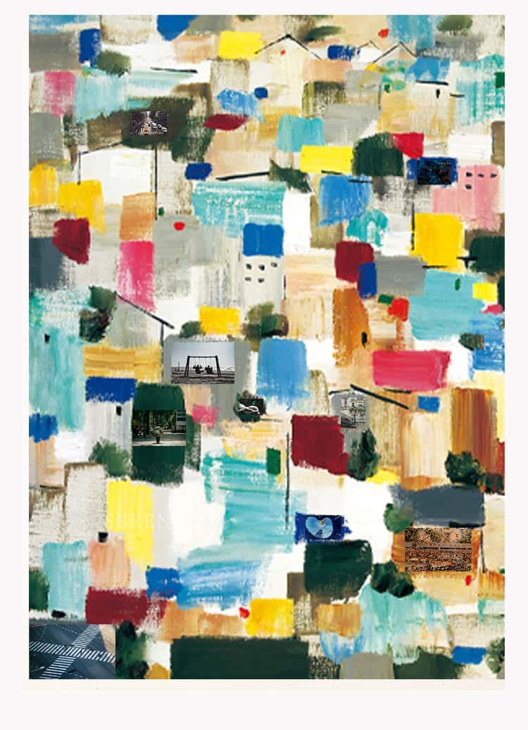 Urban Love-Wuguanzhong (1) Seren Art 858 Piece Puzzle-Urban Love-Wu Guanzhong Painting