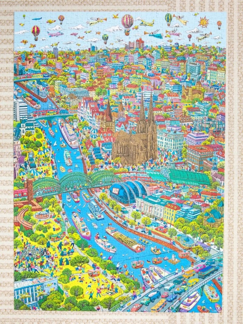 Vinlaa-Cologne banks of the Rhine (1) 2000pcs Jigsaw Puzzle-Vinlaa-Cologne, banks of the Rhine