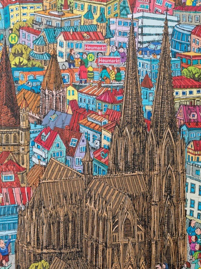 Vinlaa-Cologne banks of the Rhine (3) 2000pcs Jigsaw Puzzle-Vinlaa-Cologne, banks of the Rhine