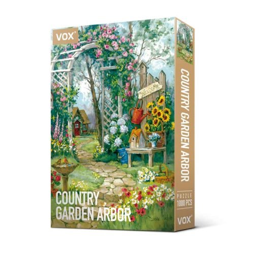 Vox Puzzle-Country Garden Arbor (1) 1000pcs Art Puzzle-Vox-Country Garden Arbor