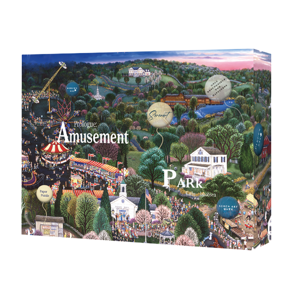 Weston Magic-Amusement Park Seren Art 858 Piece Puzzle-Weston Magic Amusement Park